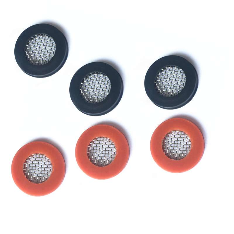 Rubber + stainless mesh gaskets 4